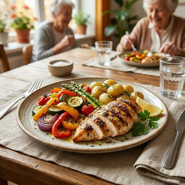 Menú casero de ejemplo para centro de día - Restauración Cuidalis